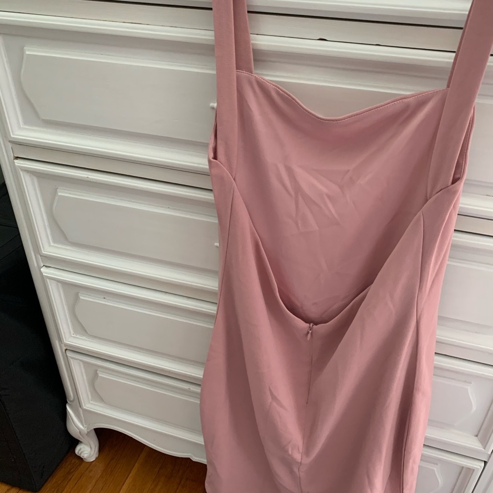 Shein low back pink tight dress sizeM NEVER WORN